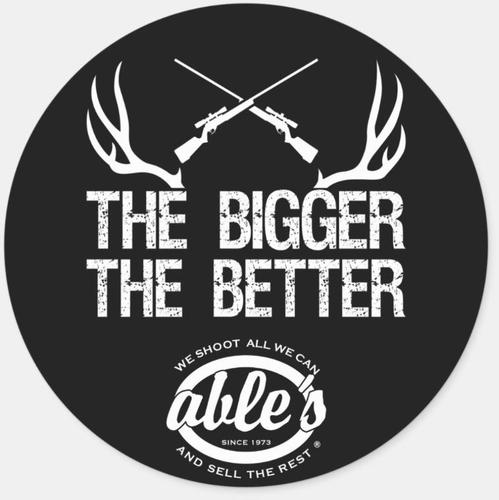 Able's CAR/SUV Window Sticker, 3", The Better (STICKERC)