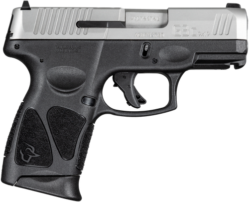 Taurus G3C Compact Pistol 1G3C9392X12, 9mm, 3.26", Black Polymer Grips, Matte Stainless Slide, 12 Rds