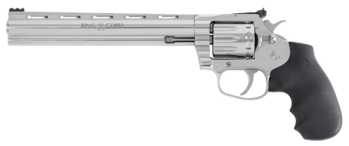 Colt King Cobra Target Revolver KCOBRA22SP8RFO, 22 LR, 8", Black Hogue Grips, Stainless Finish, 10 Rds