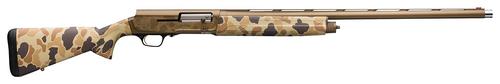 Browning A5 Wicked Wing Shotgun 0119072005, 12 Gauge, 26", 3.5" Chmbr, Vintage Tan Camo Stock, 4 Rds