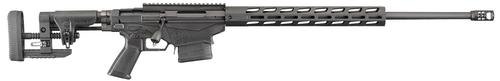 Ruger Precision Bolt Action Rifle 18029, 6.5 Creedmoor, 24", Adjustable Black Synthetic Stock, Black Finish, 10 Rds