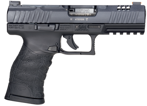 Walther WMP Optic Ready Rimfire Pistol 5220300, 22 WMR, Striker Fired, 4.50", Polymer Grip, Black Finish, 15 Rd