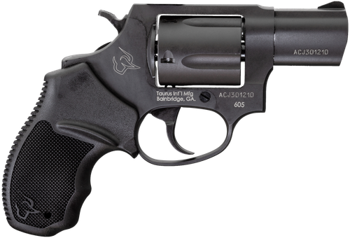 Taurus 605 Small Frame Revolver 2605021, 357 Magnum, 2", Rubber Grip, Blue Finish, 5 Rd