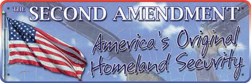 Rivers Edge Products Second Amendment Tin Sign