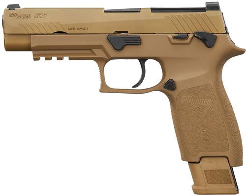 Sigarms M17 Commercial Optic Ready Pistol M179CSSMS10, 9mm Luger, 4.70in, Medium, Coyote PVD Finish, 10 Rds