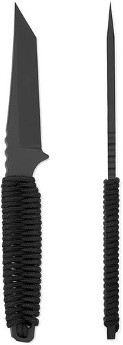 Toor Knives Kingpin Fixed Blade Knife, Shadow Black Finish (KINGPINSB)