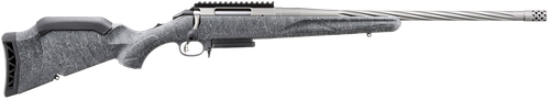 Ruger American II Rifle 46902, 308 Winchester, 20 in Threaded, Gray Splatter Gen II American Stock, Gun Metal Gray Cerakote