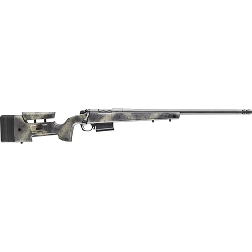 Bergara B-14 HMR Wilderness Bolt Action Rifle, 22 Creedmoor, 20", Woodland Camo Stock, Blued Finish, 5