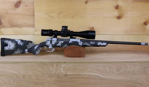 Gunwerks Clymr Long Range Rifle CLYMR28N-HGY-CS, 28 Nosler, 20" Carbon, Halo Gray Stock, Silver Finish