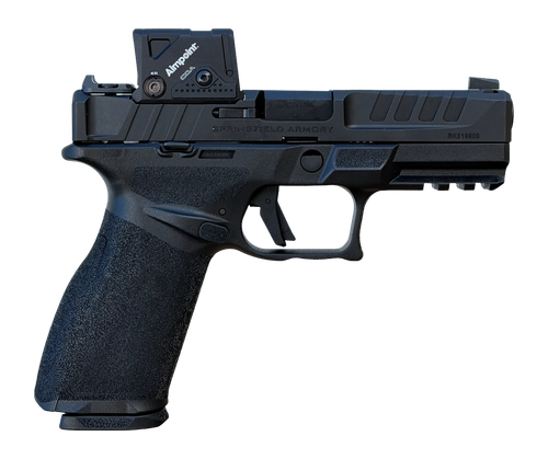 Springfield Echelon COA Pistol, 9mm, 4in, Black Polymer Grips, Black Finish w/Aimpont COA, 18 Rds