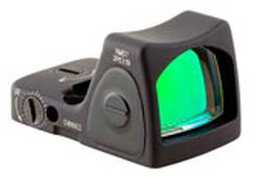 Trijicon RMR Type 2 Ruggedized Miniature Reflex Sight 700742, 1x, Adjustable LED, Red Dot, 1 MOA