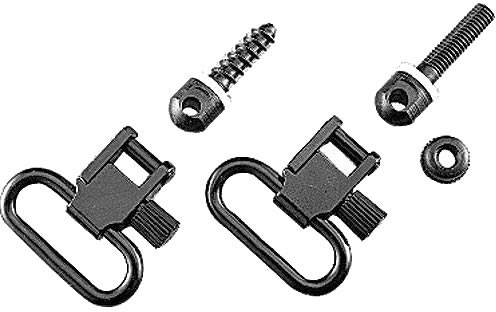 Uncle Mikes Black 1 1/4 in Quick Detach Sling Swivels 13113