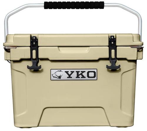 Yukon Outfitters YKO Hard Cooler 20Qt w/Ables Logo, Tan (MGYHC2002)