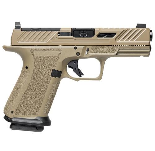 Shadow Systems MR920 Elite Optic Ready Pistol SS-1052-CA, 9mm, 4.5in, FDE Frame Grips, 10 Rds