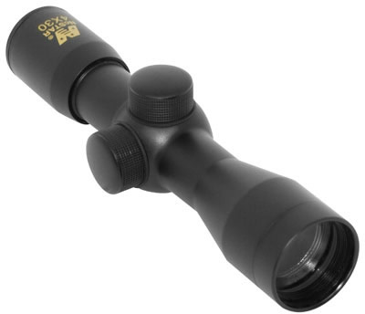 NcStar Tactical Rifle Scope SC430B, 4x, 30mm, Black, P4 Sniper Reticle