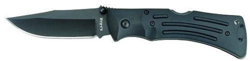 Kabar Mule Folding Knife w/Clip Point Blade & Straight Edge 3050