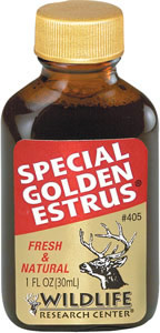 Wildlife Research Special Golden Estrus 1 Ounce Doe Urine w/Estrus 405