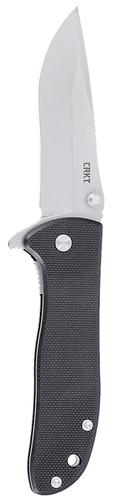 Columbia River Drifter Drop Point EDC Knife w/Black Textured Handle (6450D2)