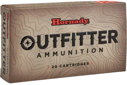 Hornady Outfitter Rifle Ammunition 823374, 375 Ruger, Copper Alloy eXpanding, 250 gr, 2800 fps, 20 Rd/Bx