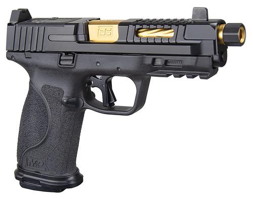 Ed Brown MPF4, 9mm Pistol, 4.25", M&P Style Grips, Gold Cerakote Match Grade Threaded Barrel, 17 Rds