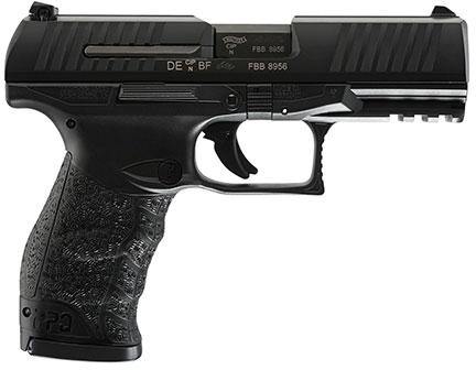 Walther PPQ M2 Pistol 2807076, 45 ACP, 4 in, Polymer Grip, Black Finish, 12 Rd