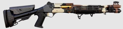 Orthos Arms Orthos Raider S4 Alpine Elite SBS Semi-Auto Shotgun, 12 Gauge, 18.5", Fibertron LED Front Sight, Shock Force Recoil System, 6+1