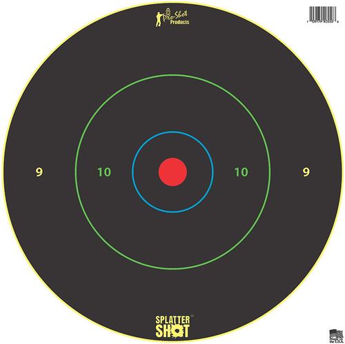 Pro Shot Products 12" Multi-Color Bullseye Tag Paper Target, 5 Pack (12BMC5PK)