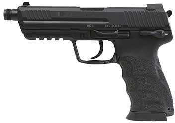 Heckler & Koch HK45 Tactical Pistol 81000030, 45 ACP, 5.16 in Threaded, Black Ergonomic Grip, Black Finish, 10 Rd