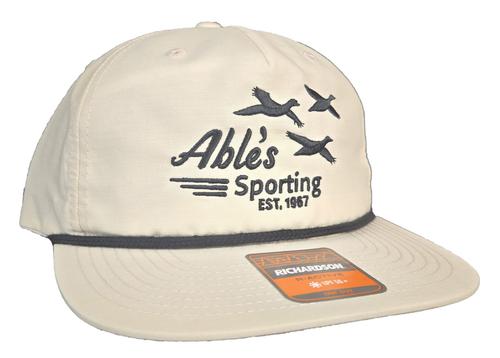 Able's Mesh Cap Birch, Black Rope Hat, 256 (ACBBR)