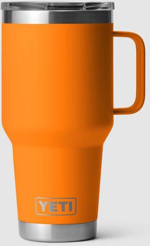 Yeti Rambler 30oz Travel Mug w/ StrongHold Lid (21071502626) Stainless Steel, King Crab Orange