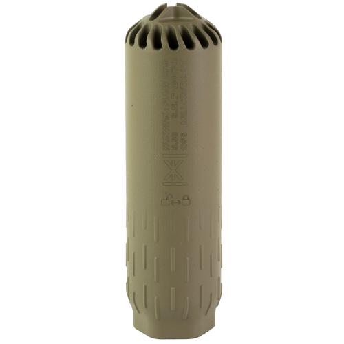 HUXWRX Flow 556K Flow-Through Suppressor QD Mount, FDE