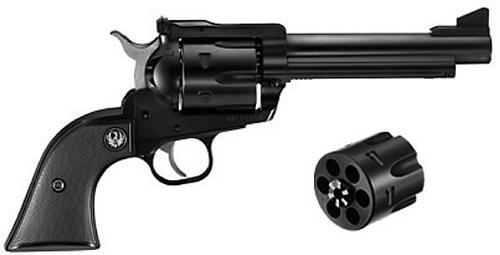 Ruger Blackhawk Single Action Revolver 0463, 45 ACP, 5.5 in, Black Grip, Blued Finish, 6 Rd