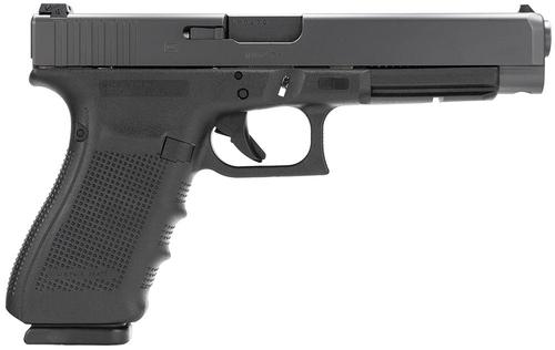 Glock 41 Gen4 Pistol PG4130101, 45 ACP, 5.3", Black Polymer Grips, Black Finish, 10 Rds