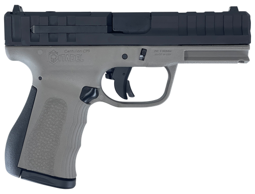 Puma Rifles Centurion CP9 Optic Ready Pistol CITCP9GRY, 9mm Luger, 4in, Gray Polymer Frame & Grips, Gray Finish, 14 Rds