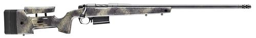 Bergara B-14 Wilderness HMR Bolt Action Rifle B14LM3613, 7mm PRC, 24", Woodland Camo Mini-Chassis Stock, Gray Cerakote Finish, 5 Rds