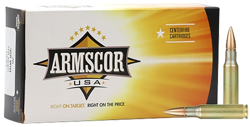 Armscor USA Competition Rifle Ammunition AC3082N, 308 Win, Hollow Point Boat Tail, 168  GR, 2700  fps, 20 Rd/bx