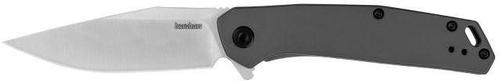 Kershaw Align Folding Knife, Plain Satin Blade, Gray Handle (1405)