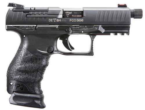 Walther PPQ M2 Q4 Pistol 2846934, 9mm Luger, 4.6", Black Grip, Black Finish, 17 Rds