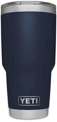 Yeti Rambler Tumbler 30oz Stainless Steel Cup, DuraCote Navy (YRAM30NV)
