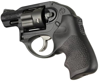 Hogue Ruger Rubber Tamer LCR No Finger Groove Grip, Black (78030)