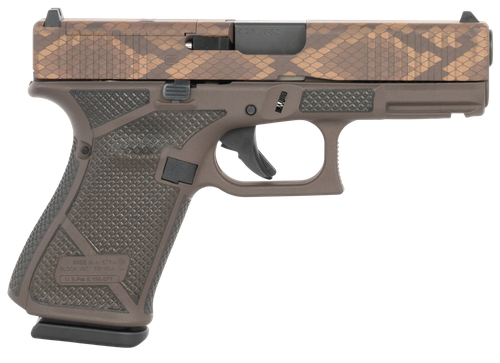 Glock G19 Gen5 MOS Optic Ready Pistol PA195S204MOSNTXVB, 9mm, 4.02in, Interchangeable Backstrap Grips, Vortex Bronze Cerakote Finish, 15 Rds