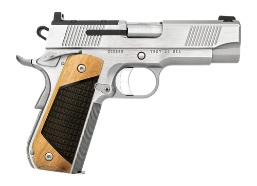 Kimber Next Gen Pro Optic Ready Pistol, 9mm, 4in, Black Walnut w/G10 Insert Grips, Matte Finish, 9 Rds