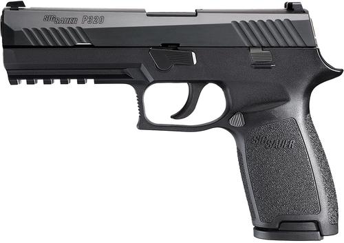 Sig P320 Pistol 320F9B, 9mm, 4.7 in, Interchangeable Polymer Grip, Black Finish, Contrast Sights, 17 Rd