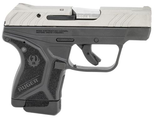 Ruger LCP II Pistol 13724, 22 LR, 2.75", Manual Safety, Black Textured Polymer Grips, Black Finish, 10 Rnds
