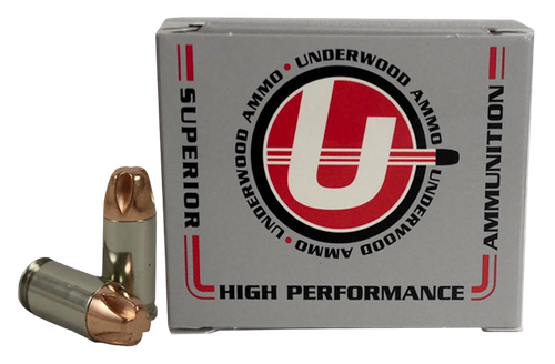 Underwood Pistol Ammunition, 380 ACP, Solid Monolithic, 90 GR, 1100 fps, 20 Rd/bx