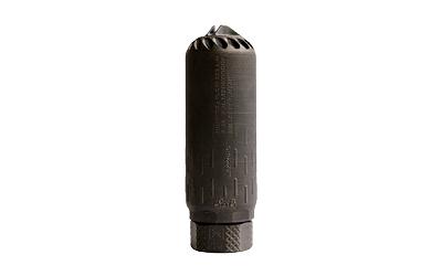 HUXWRX FLOW 556k L Black Magic Flow-Through Inconel, 5.56 Cal Suppressor, 1/2x28 Flash Hider, Black