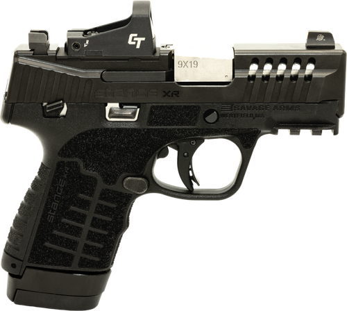 Savage Stance XR Pistol 67054, 9mm Luger, 3.20in, Black GFN, Black Nitride Finish, 13 Rds