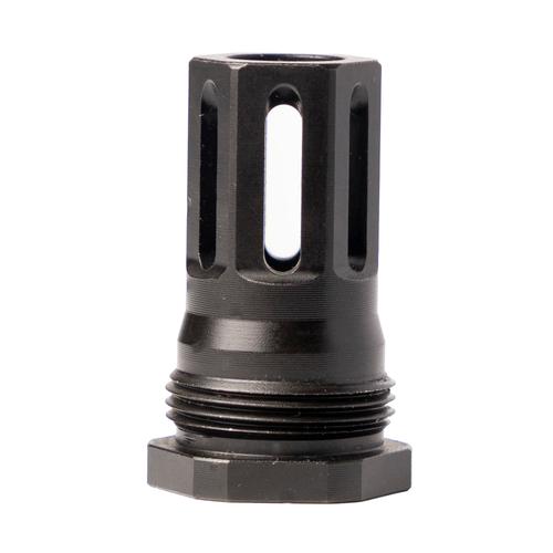 HUXWRX Stiction Lock Comp Flash Hider, 9mm, 1/2x28, Fits HUB Mini Stiction Adapter, Black (2550)