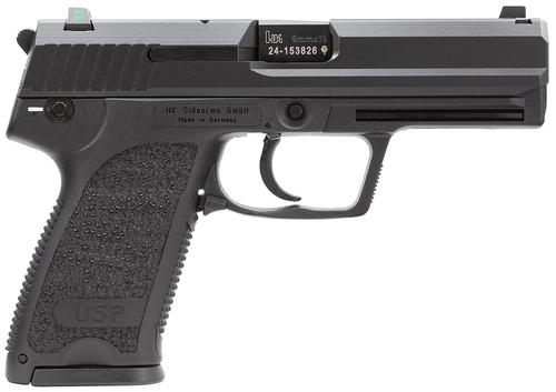 Heckler & Koch USP Compact V7 LEM DAO Pistol 81000334, 9mm Luger, 3.58", Black Grips, Black Finish, 13 Rds, Night Sights