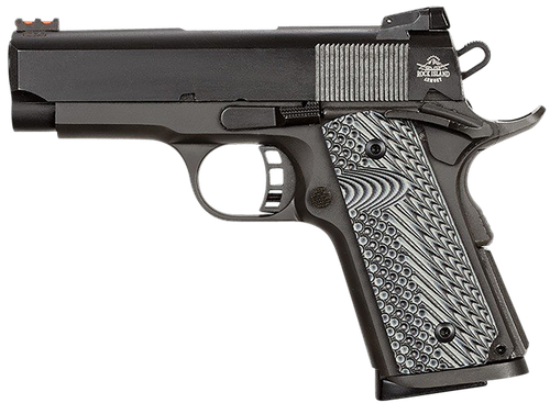 Rock Island Rock Ultra CS Pistol 51479, 45 ACP, 3.50", Black/Gray G10 Grips, Black Parkerized Finish, 7 Rds